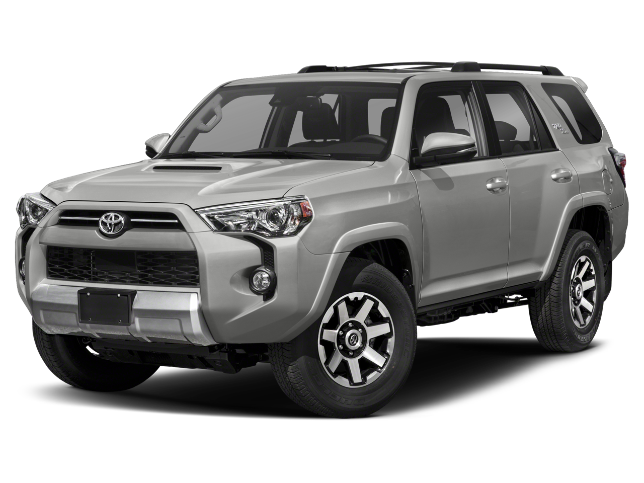 2021 Toyota 4Runner TRD Off-Road Premium in Midnight Black Metallic — front three-quarter view