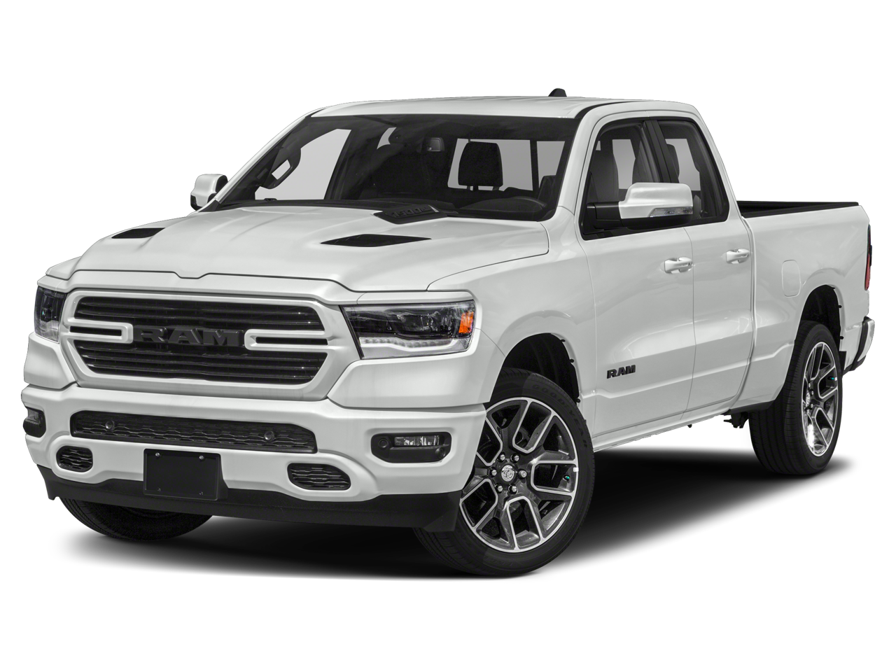 2022 RAM 1500 TRX in Billet Silver Metallic Clearcoat — front three-quarter view