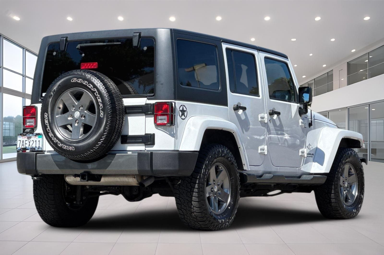 2013 Jeep Wrangler — interior view