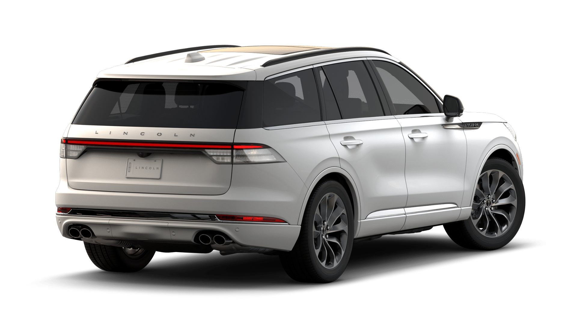 2026 Lincoln Aviator — rear three-quarter view