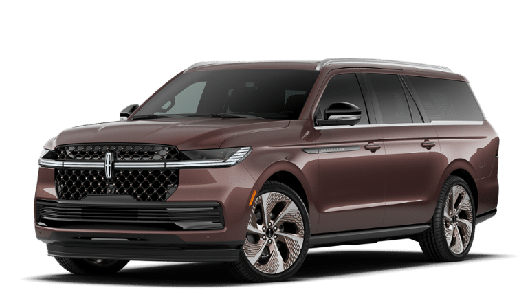 2027 Lincoln Navigator L Black Label in Frosted Fig Premium Colorant — front three-quarter view